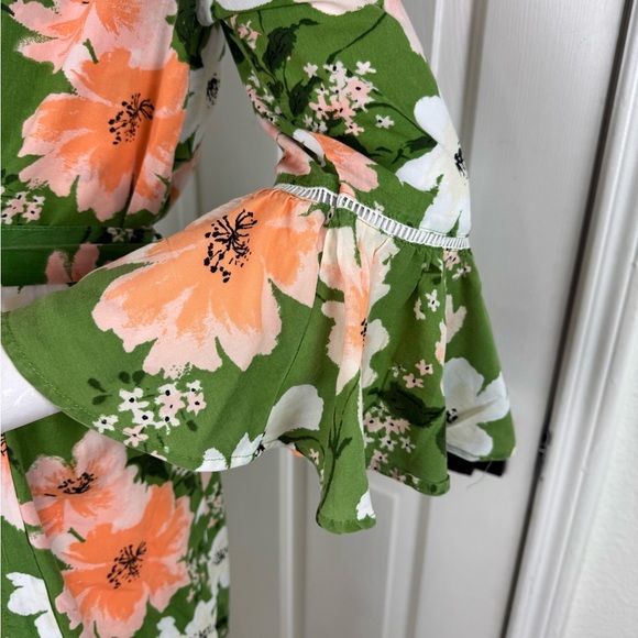 Gilligan and O'Malley Plush Multi-Colored Floral Belted SHORT Robe SZ XS. A33 - Picture 15 of 17